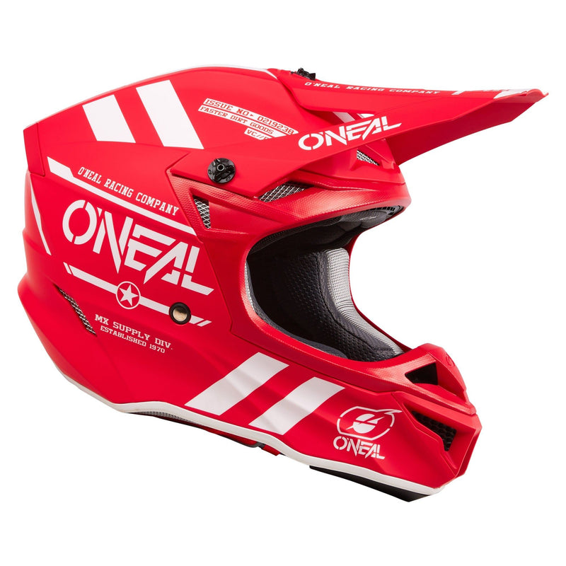 Load image into Gallery viewer, O'Neal 5 SRS Warhawk Red Helmet