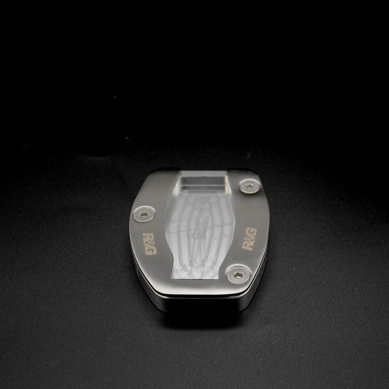 Load image into Gallery viewer, R&G Racing Silver Kickstand Shoe For 2021-2024 Ducati Hypermotard 950