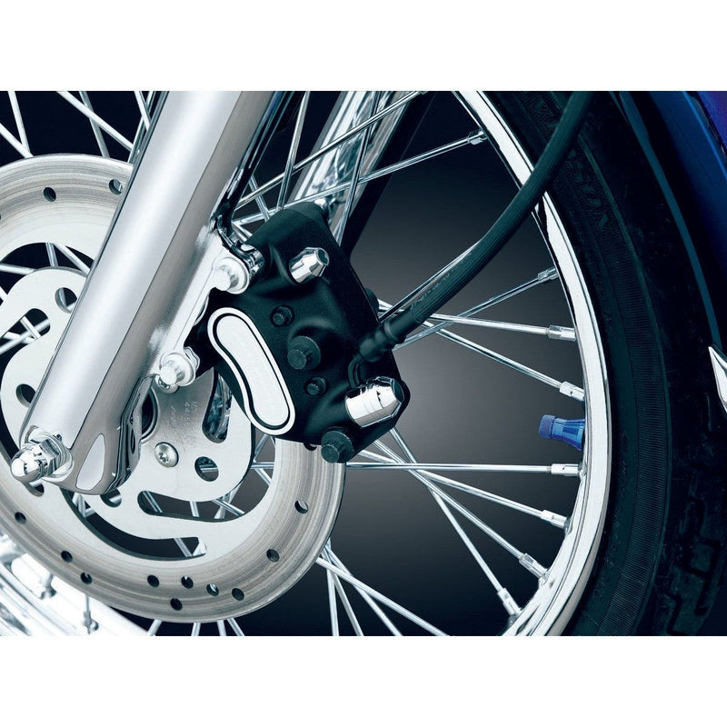 Load image into Gallery viewer, KURYAKYN CHRM BANJO BOLT COVERS 1984-2007 HARLEY MASTER CYLINDERS, CALIPERS 2014