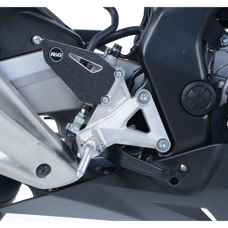 Load image into Gallery viewer, R&G Racing Black Boot Guard Kit For 2017-2020 Honda CBR250RR EZBG309BL