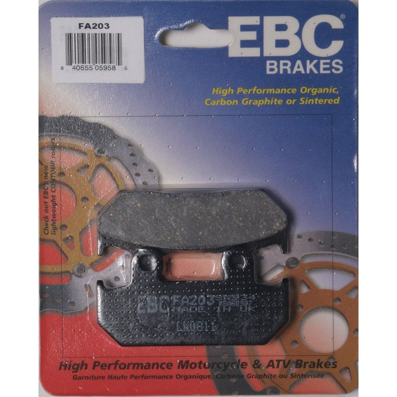 Load image into Gallery viewer, EBC 1 Pair Premium SFA Organic OE Replacement Brake Pads MPN FA203
