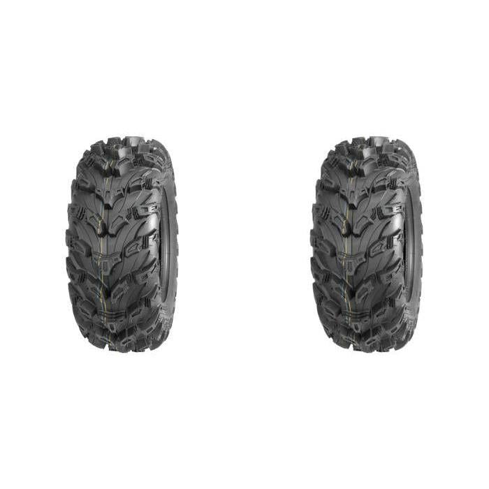 Load image into Gallery viewer, Set of 2 QUADBOSS QBT672 Rear Tires 26x12R-12 8-ply