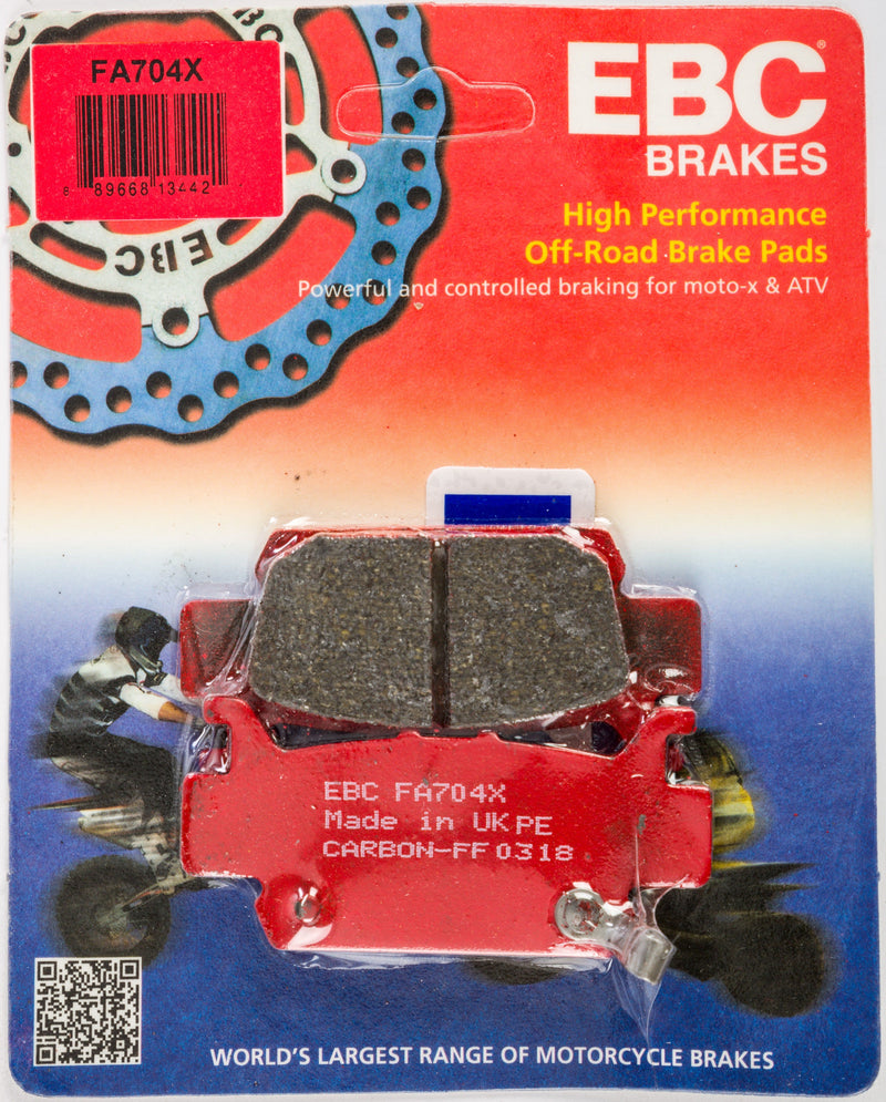 Load image into Gallery viewer, EBC 1 Pair Performance X-Series Carbon Brake Pads MPN FA704X