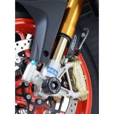 Load image into Gallery viewer, R&G Racing Black Fork Protectors For 2019-2024 Aprilia RSV4 1100 Factory