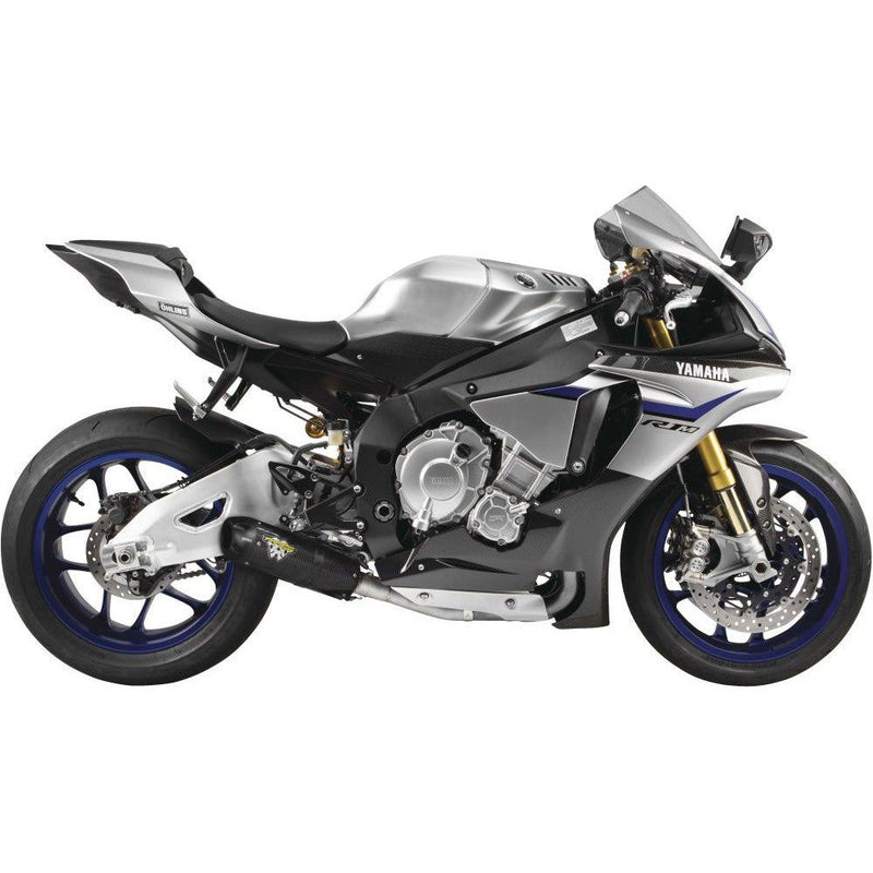 Load image into Gallery viewer, Two Brothers Racing Storm Series Hurricane Carbon Fiber Slip-On Exhaust For Yamaha YZF R1 2015-2020