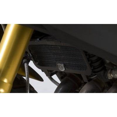 Load image into Gallery viewer, R&G Racing Black Oil Cooler Guard For 2005-2009 Benelli Caf Racer 1130 OCG0017BK