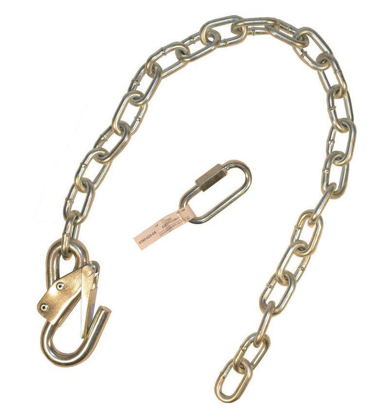 Load image into Gallery viewer, Boat Trailer Bow Chain (BC-500) 3/16" x 24" with 1/4" Quick Link - Spring Loaded
