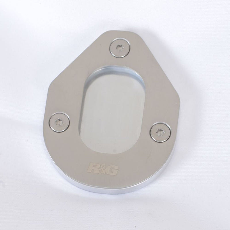 Load image into Gallery viewer, R&G Racing Silver Kickstand Shoe For 2013-2018 Aprilia Caponord 1200