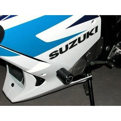 Load image into Gallery viewer, R&G Racing Black Classic Style Crash Protectors For 2004-2009 Suzuki GS500F