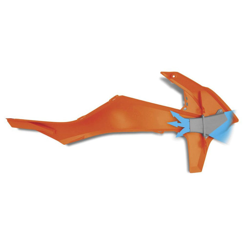 Load image into Gallery viewer, Cycra Powerflow Intake Radiator Shroud Orange - 1CYC-1901-22