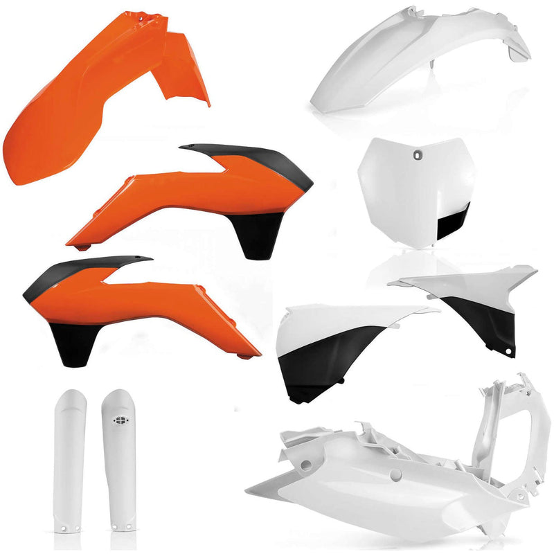 Load image into Gallery viewer, Acerbis Original 16/16 Orange Full Plastic Kit for KTM - 2403095135