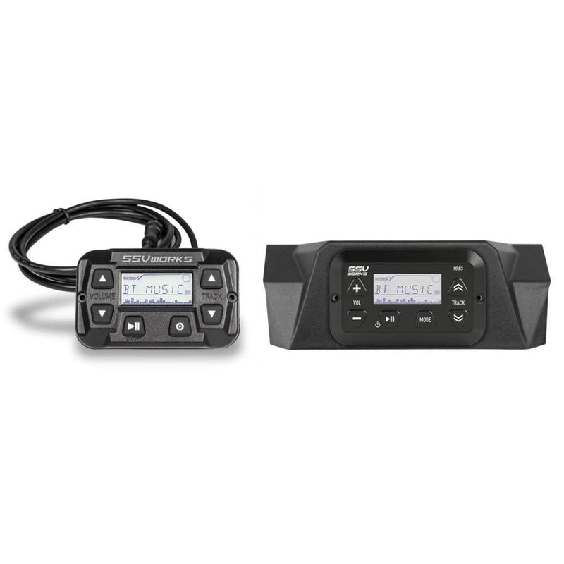 Load image into Gallery viewer, SSV Works MRB3S Media Player With Dash Panel Kit For Can-Am Maverick X3 17-22