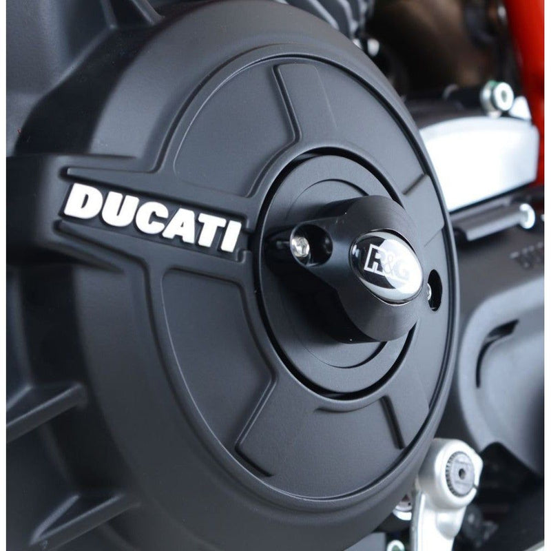 Load image into Gallery viewer, R&G Racing Black Engine Case Sliders For 2011-2018 Ducati Diavel