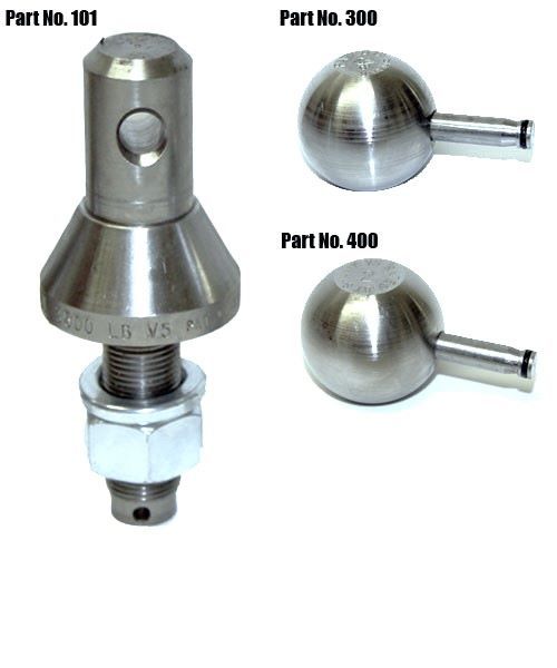 Load image into Gallery viewer, Convert-A-Ball 2-Ball Set - 3" Diameter Long Shank - 1-7/8" and 2 Inch Hitch Balls