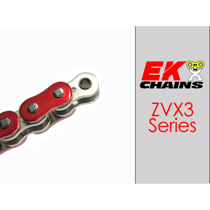 Load image into Gallery viewer, EK 525-ZVX3 Motorcycle Drive Chain (Specify Links and Color) Rivet Master Link
