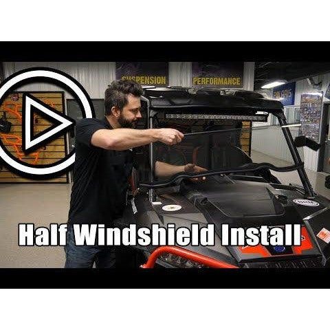 Load image into Gallery viewer, SuperATV CFMOTO UForce 800 Scratch Resistant Half Windshield HWS-CF-UF800-70