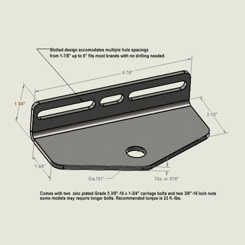 Load image into Gallery viewer, Universal Trailer Hitch For Riding/Zero Turn Lawnmowers (RHA-003) - Made In U.S.A.