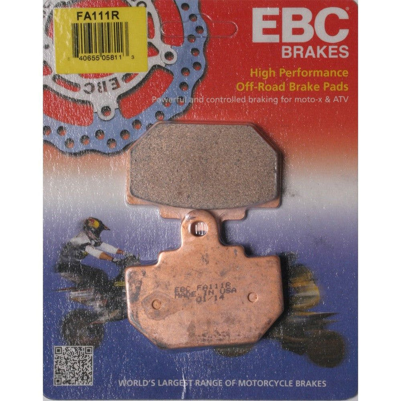 Load image into Gallery viewer, EBC 1 Pair Sintered R Series Heavy-Duty Brake Pads MPN FA111R