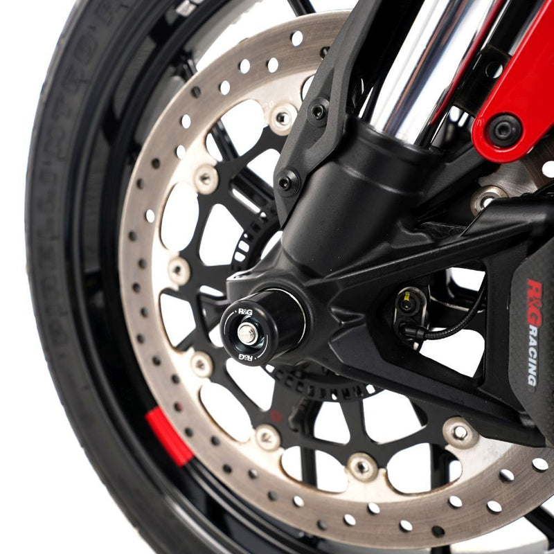 Load image into Gallery viewer, R&G Racing Black Fork Protectors For 2015-2018 Ducati Scrambler Classic
