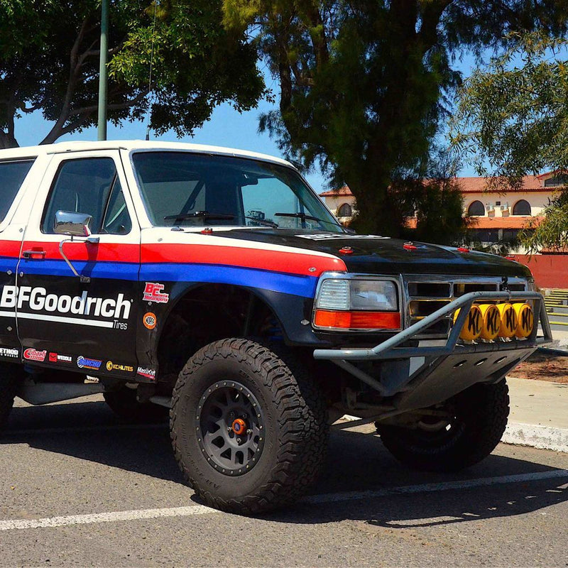 Load image into Gallery viewer, KC HiLiTES Cover; Retro 6" Vinyl Yellow w/ Black KC Soft (pr) 5101