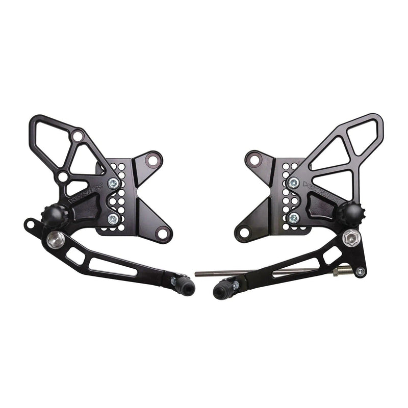 Load image into Gallery viewer, Vortex Racing Adjustable Rear Set Black - RS416K