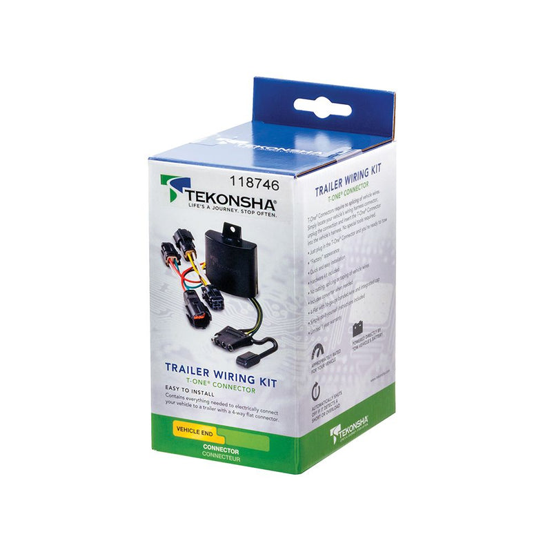 Load image into Gallery viewer, T-One T-Connector Harness, 4-Way Flat, w/Circuit Protected HD Module fits 2017-2021 Mazda CX-5