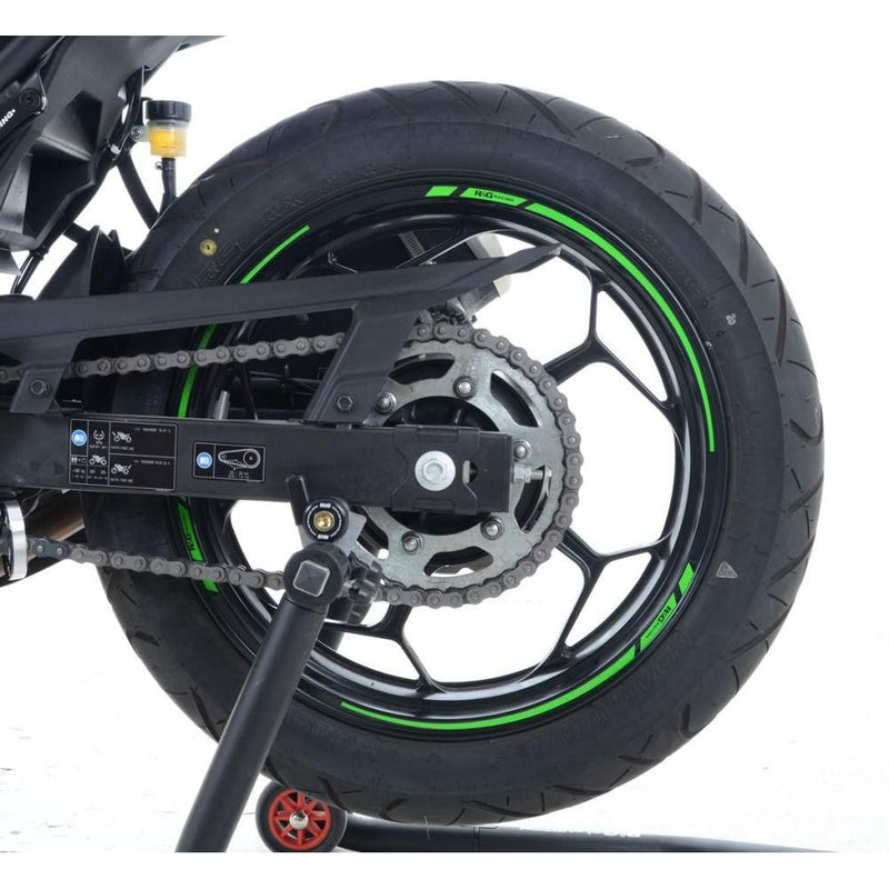 Load image into Gallery viewer, R&G Racing Yellow 16-Piece Modular Motorcycle Rim Tape RIMTAPE0001YE