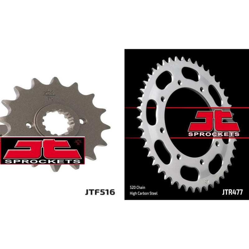 Load image into Gallery viewer, Front & Rear Sprocket Kit for KAWASAKI KLR600-KL600A1,B1-B4 84-90 JT Sprockets