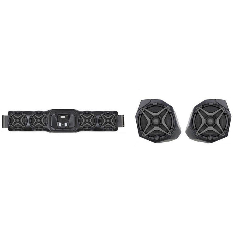 Load image into Gallery viewer, SSV Works Overhead Weatherproof Sound Bar With Front 6.5" Kicker Speaker Pods For Can-Am Maverick X3 17-19