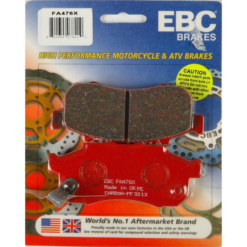 Load image into Gallery viewer, EBC 1 Pair Performance X-Series Carbon Brake Pads MPN FA476X