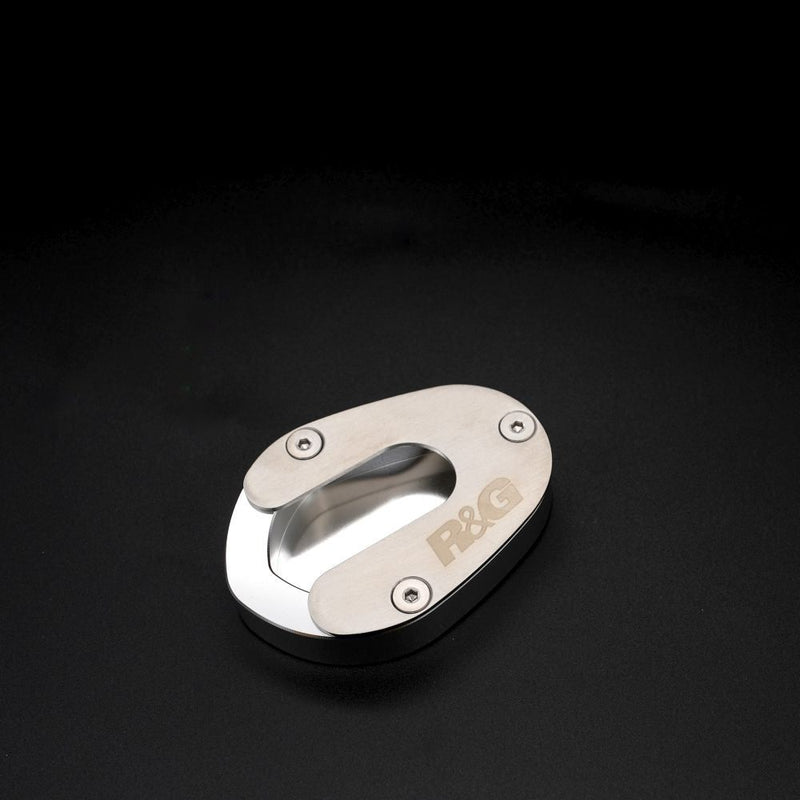 Load image into Gallery viewer, R&G Racing Silver Kickstand Shoe For 2022-2023 Triumph Tiger 1200 GT