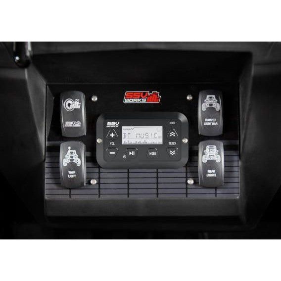 Load image into Gallery viewer, SSV Works MRB3S Media Controller With Dash Panel Kit For Polaris RZR XP 14-18