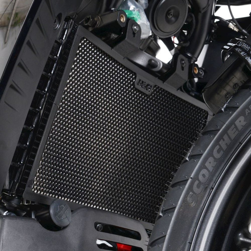 Load image into Gallery viewer, R&G Racing Black Aluminum Radiator Guard RAD0280BK