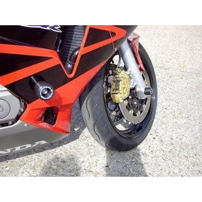 Load image into Gallery viewer, R&G Racing Black Fork Protectors For 2003-2004 Honda CBR600RR