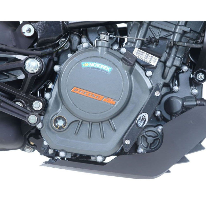 Load image into Gallery viewer, R&G Racing Black Engine Case Sliders RHS For 2021-2023 Husqvarna 125 Svartpilen