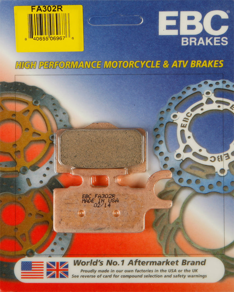 Load image into Gallery viewer, EBC 1 Pair HH Sintered Superbike Brake Pads MPN FA302R