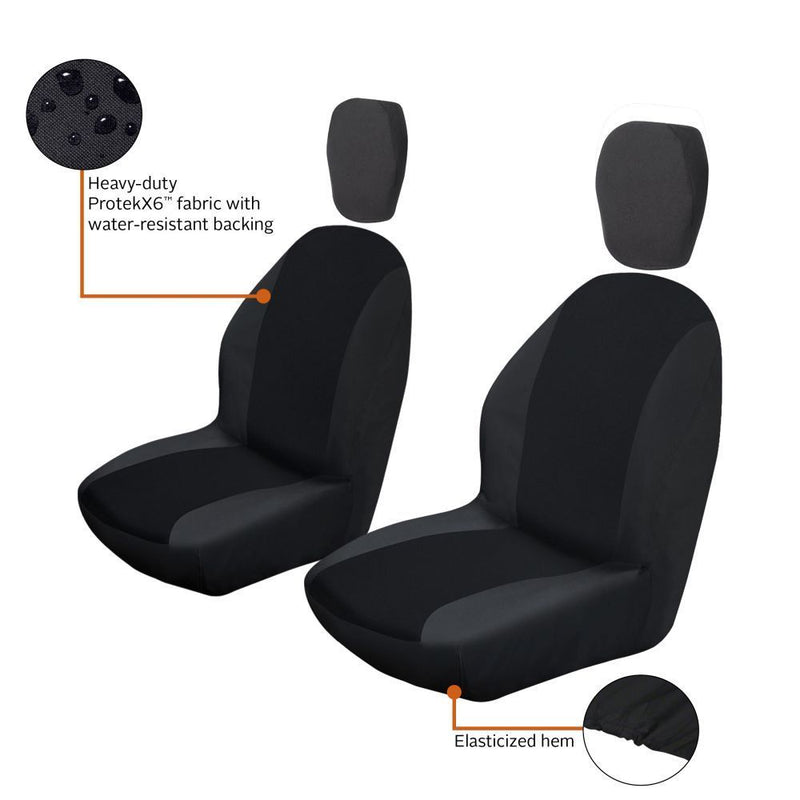 Load image into Gallery viewer, Quadgear UTV Bucket Seat Cover Black - 18-144-010403-00