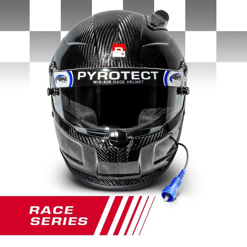 Load image into Gallery viewer, Pyrotect Offroad Wired Race Helmet Pro Airflow Mid Forced Air 3K Carbon SA2020
