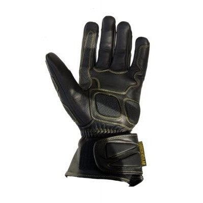 Load image into Gallery viewer, R&G Racing Black Leather Deluxe Motorcycle Gloves - Black For 2013-2018 Aprilia Caponord 1200