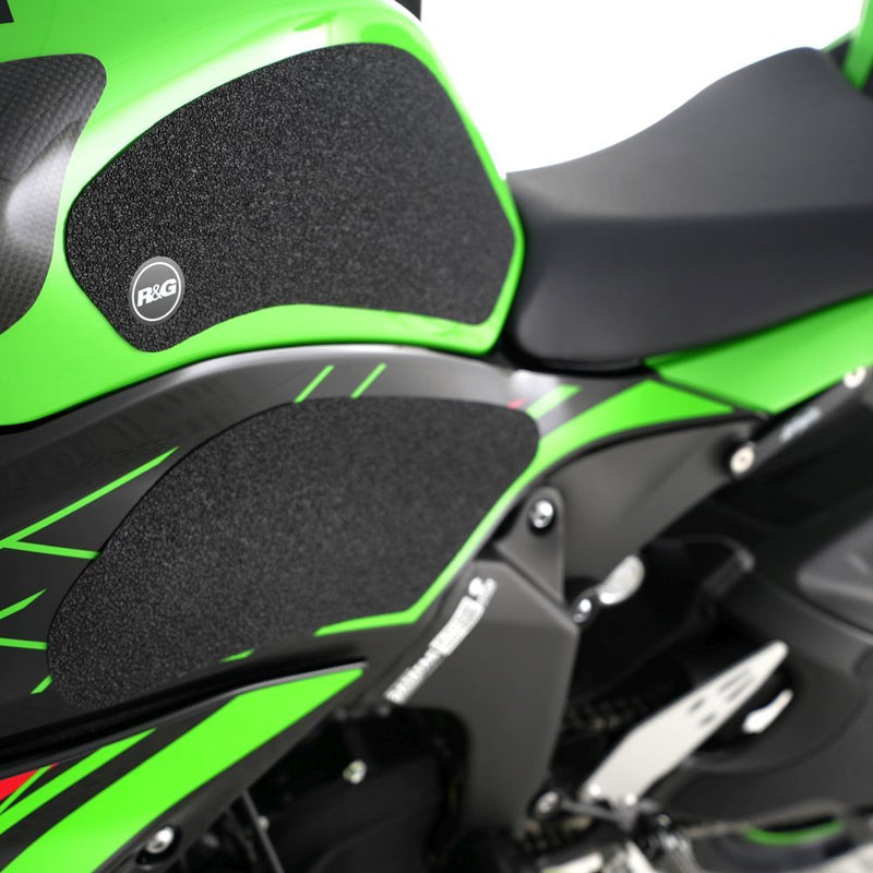 Load image into Gallery viewer, R&G Racing Black Tank Traction Grip For 2012-2024 Kawasaki Ninja ZX6R ZX600R