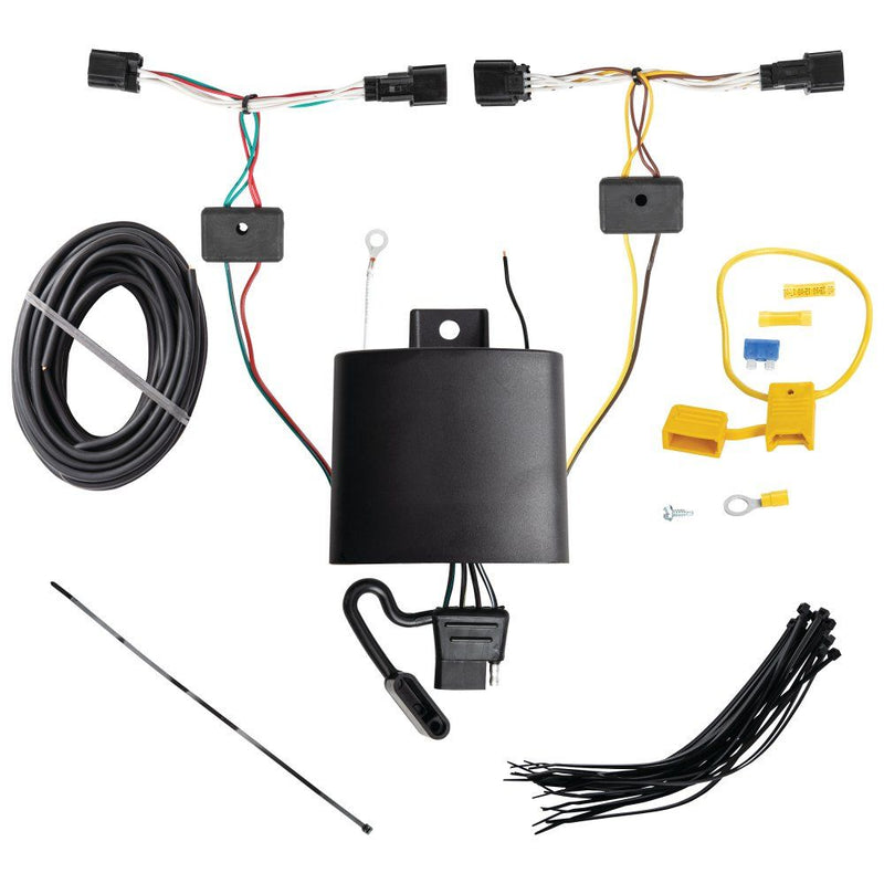 Load image into Gallery viewer, T-One T-Connector Harness, 4-Way Flat, w/Circuit Protected HD Module fits Select Hyundai Palisade