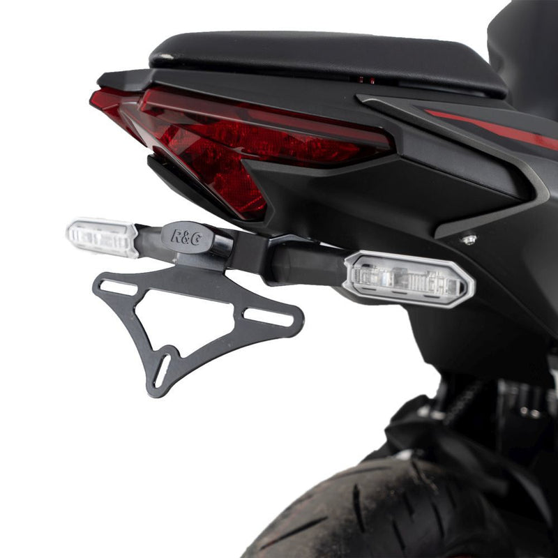 Load image into Gallery viewer, R&G Racing Black Tail Tidy License Plate Holder For 2024-2024 Kawasaki Ninja 500