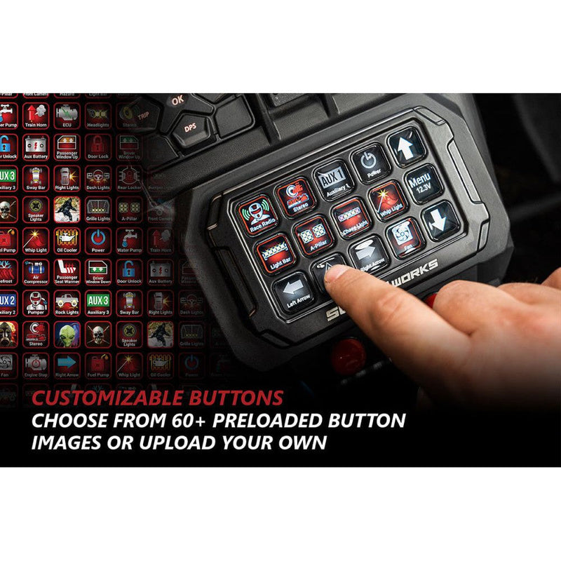 Load image into Gallery viewer, Switch Works Alpha12 Digital Smart Switcher with 12-Outputs With Mount For Can-Am Maverick R 2024