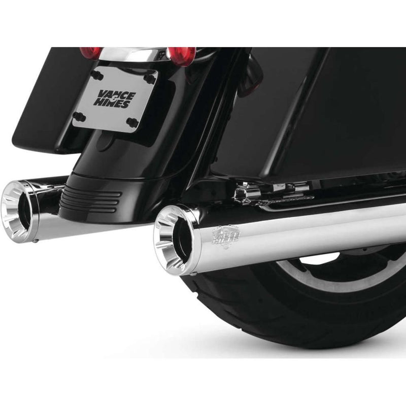 Load image into Gallery viewer, Vance And Hines Eliminator 400 Slip On Exhaust 4in Chrome With Fuelpak FP4