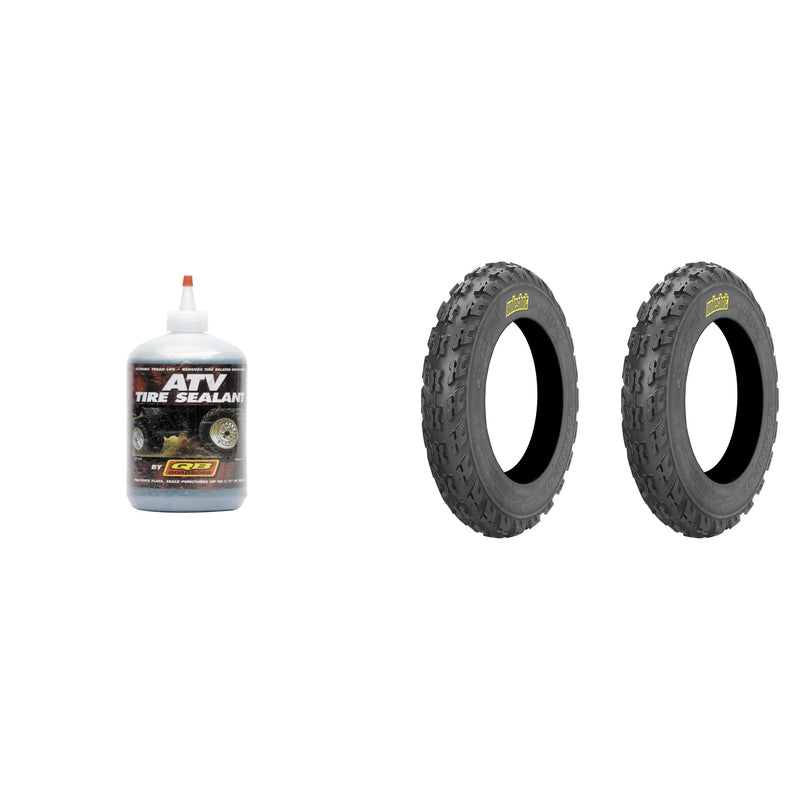 Load image into Gallery viewer, Set of 2 ITP Holeshot MXR6 Front Tires 20x6-10 2-ply with QUADBOSS Sealant
