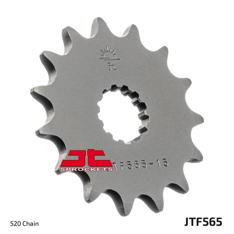 Load image into Gallery viewer, JT Sprockets Front Steel Countershaft Sprocket 15 Tooth 15T 520 Chain For Kawasaki Vulcan S EN650 ABS 2015-23 JTF565.15