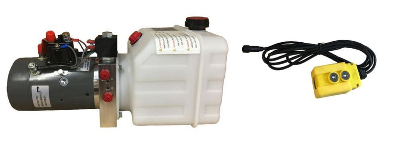 Load image into Gallery viewer, Hydraulic Jack Power Unit Works with Ram Hydraulic Jacks - Dual acting, 4 Quart Reservoir