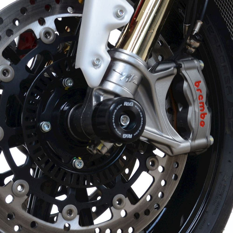 Load image into Gallery viewer, R&G Racing Black Fork Protectors For 2020-2024 MV Agusta Brutale 1000 Serie Oro
