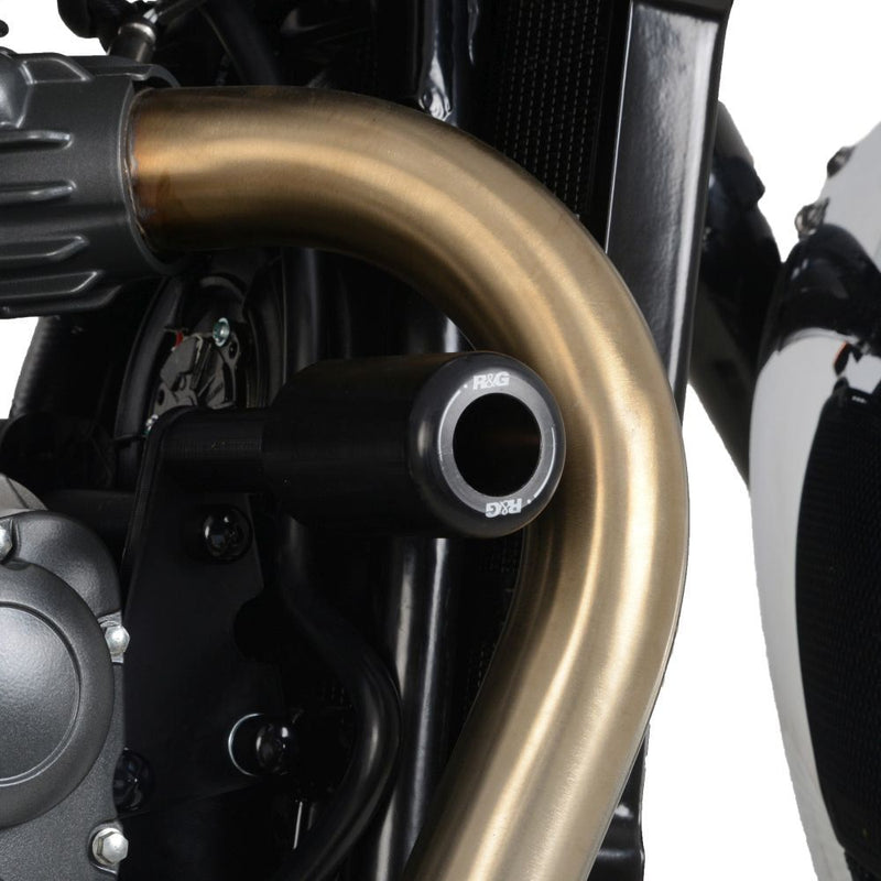 Load image into Gallery viewer, R&G Racing Black Classic Round Style Crash Protectors For 2023-2024 BSA Gold Star
