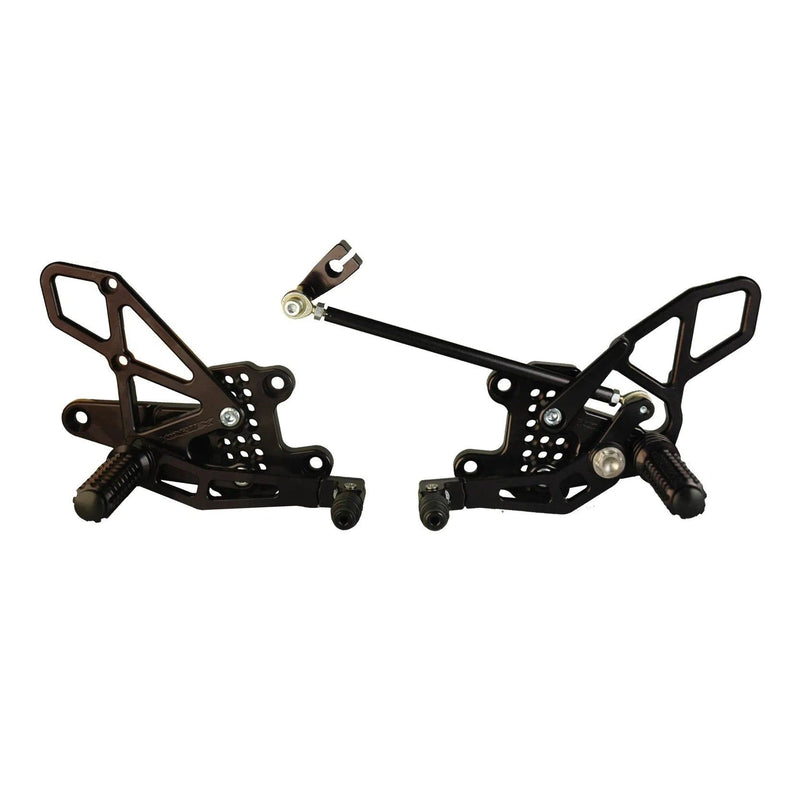 Load image into Gallery viewer, Vortex Racing Adjustable Rear Set Black - RS273K